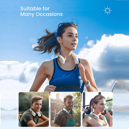 Ventilador de Cuello Portátil con Pantalla Digital Última generación